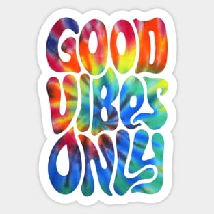 Good Vibes Only | Rainbow Sticker